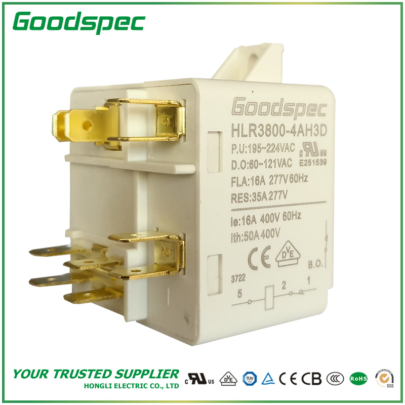 HLR3800-4AH3D POTENTIAL TYPE MOTOR STARTING RELAY