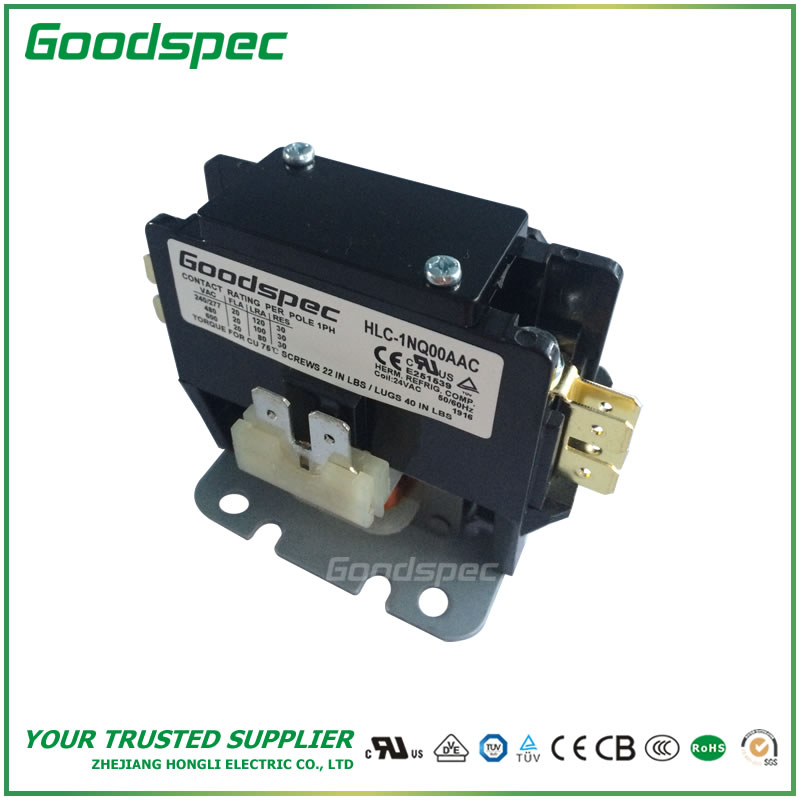 HLC-1NQ00AAC(1P/20A/24VAC) DEFINITE PURPOSE CONTACTOR