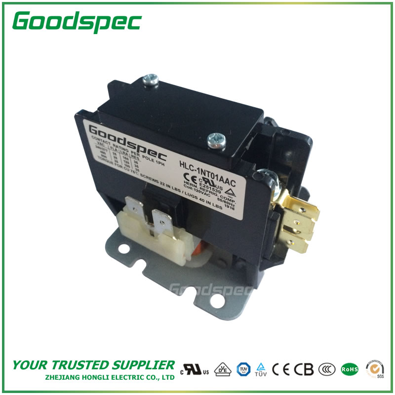 HLC-1NT01AAC HLC-1NT01AAC(1P/25A/120VAC)Definite Purpose Contactor