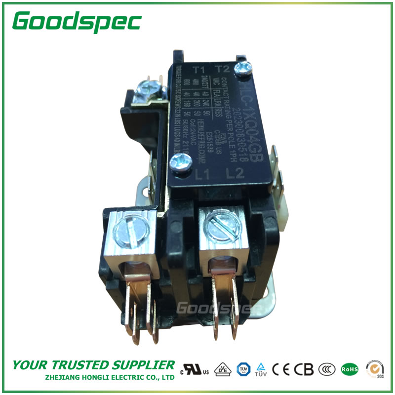 HLC-1XQ04GB(1P/40A/24VAC) Definite Purpose Contactor