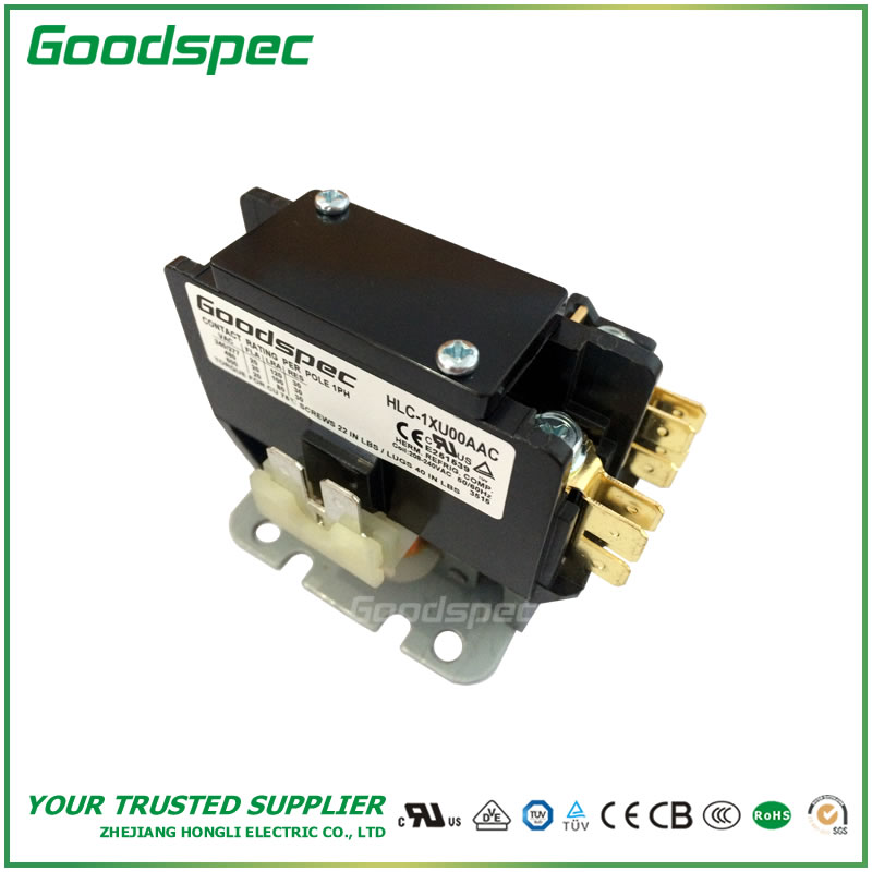 HLC-1XU00AAC(1P/20A/208-240VAC) Definite Purpose Contactor
