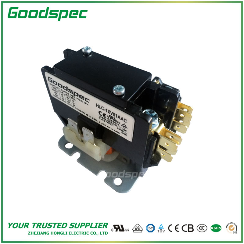 HLC-1XV01AAC(1P/25A/277VAC) Definite Purpose Contactor