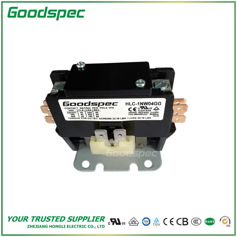 HLC-1NW04GG(1P/40A/380-400VAC) DEFINITE PURPOSE CONTACTOR