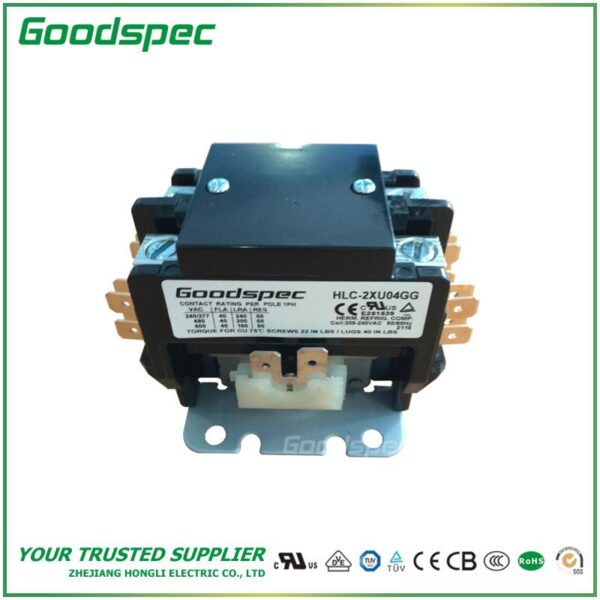 HLC-2XU04GG(2P/40A/208-240VAC) Definite Purpose Contactor