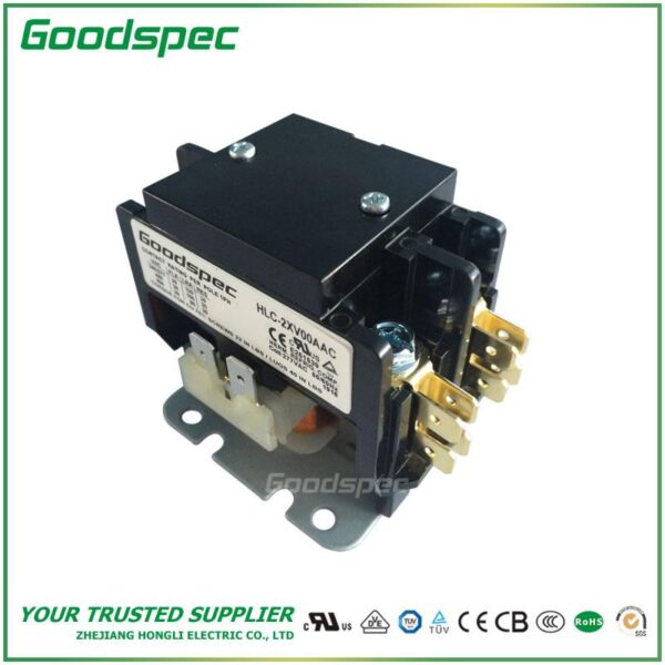 products-HLC-2XV00AAC.jpg HLC-2XV00AAC(2P/20A/277VAC) DEFINITE PURPOSE CONTACTOR