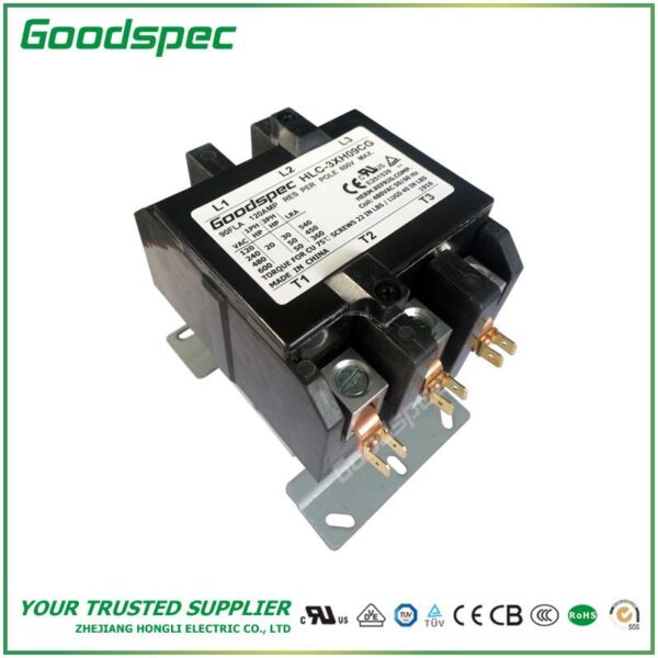 HLC-3XH09CG(3P/90A/480VAC)DEFINITE PURPOSE CONTACTOR