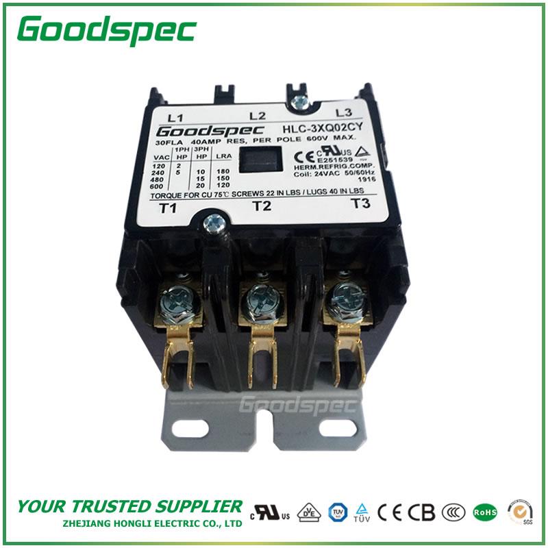 products-HLC-3XQ02CY-002.jpg GC-3XQ02CY(3P/30A/24VAC)DEFINITE PURPOSE CONTACTOR