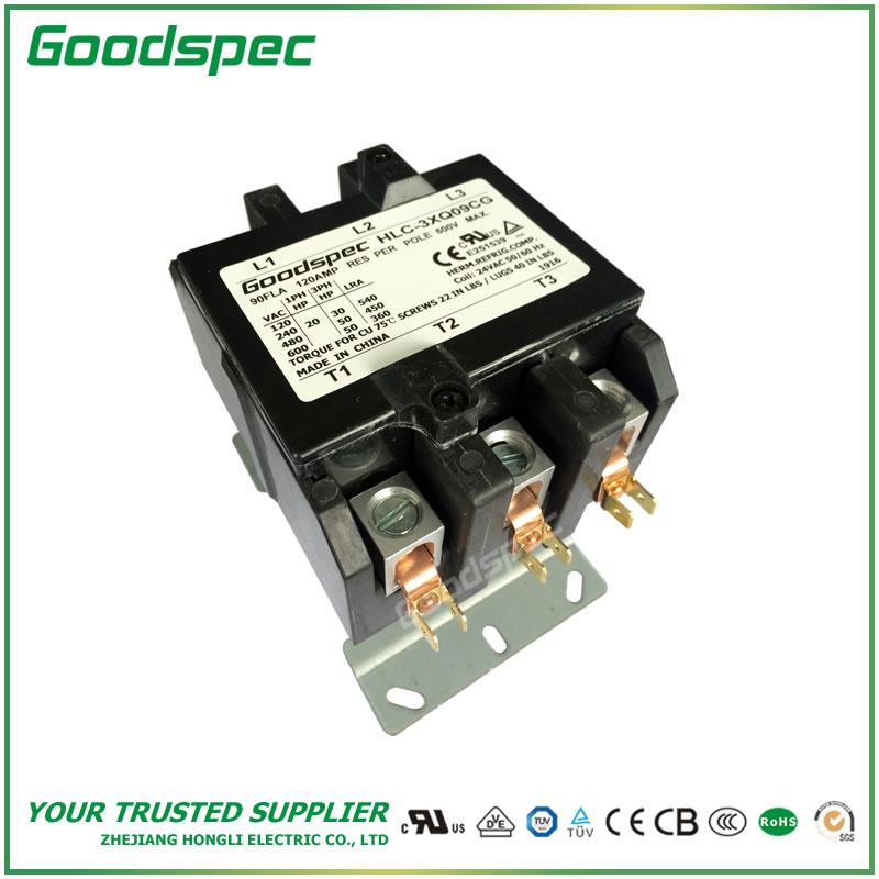 HLC-3XQ09CG(3P/90A/24VAC)DEFINITE PURPOSE CONTACTOR