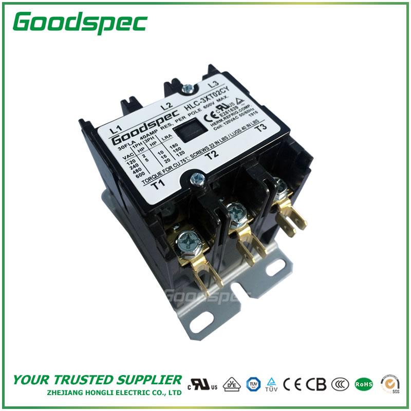 GC-3XT02CY(3P/30A/120VAC)DEFINITE PURPOSE CONTACTOR