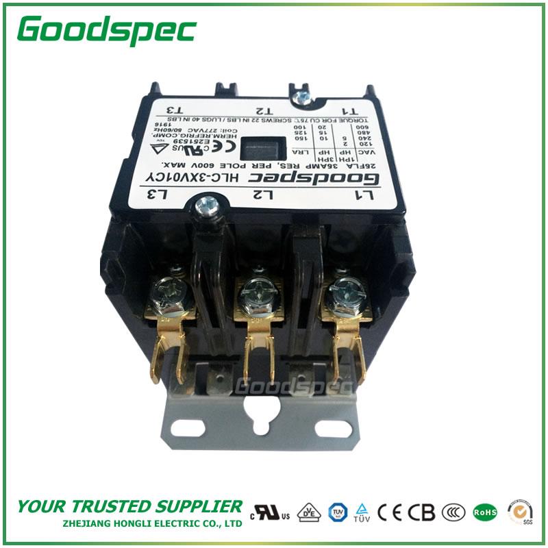 products-HLC-3XV01CY-005.jpg HLC-3XV01CY(3P/25A/277VAC)DEFINITE PURPOSE CONTACTOR