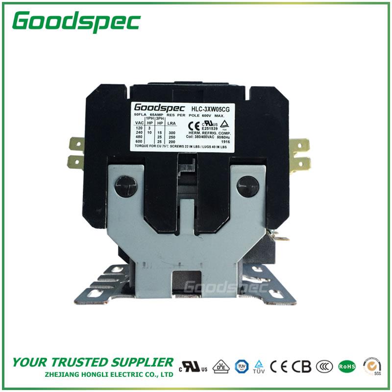 products-HLC-3XW05CG-001.jpg HLC-3XW05CG(3P/50A/380-400VAC)DEFINITE PURPOSE CONTACTOR