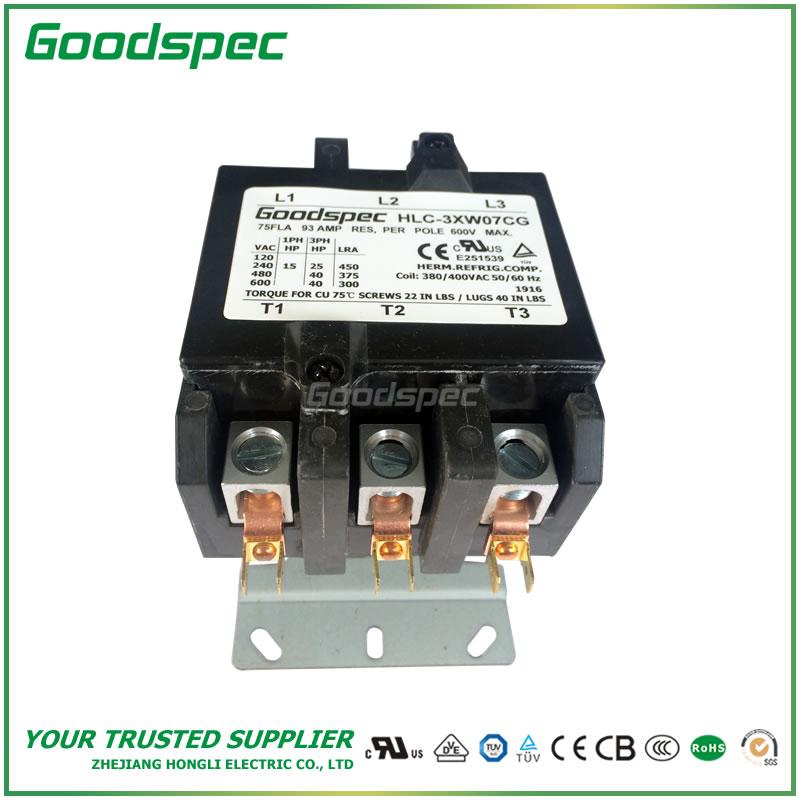products-HLC-3XW07CG-002.jpg HLC-3XW07CG(3P/75A/380-400VAC)DEFINITE PURPOSE CONTACTOR