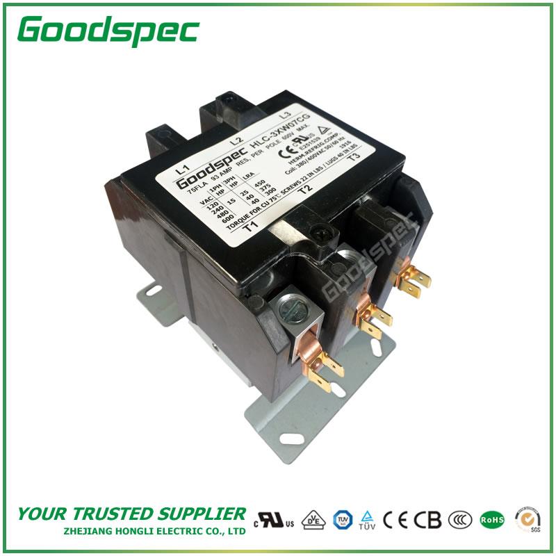 products-HLC-3XW07CG.jpg HLC-3XW07CG(3P/75A/380-400VAC)DEFINITE PURPOSE CONTACTOR