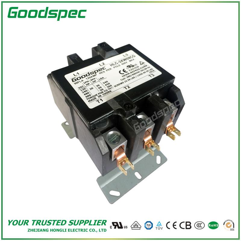 HLC-3XW09CG(3P/90A/380-400VAC)DEFINITE PURPOSE CONTACTOR
