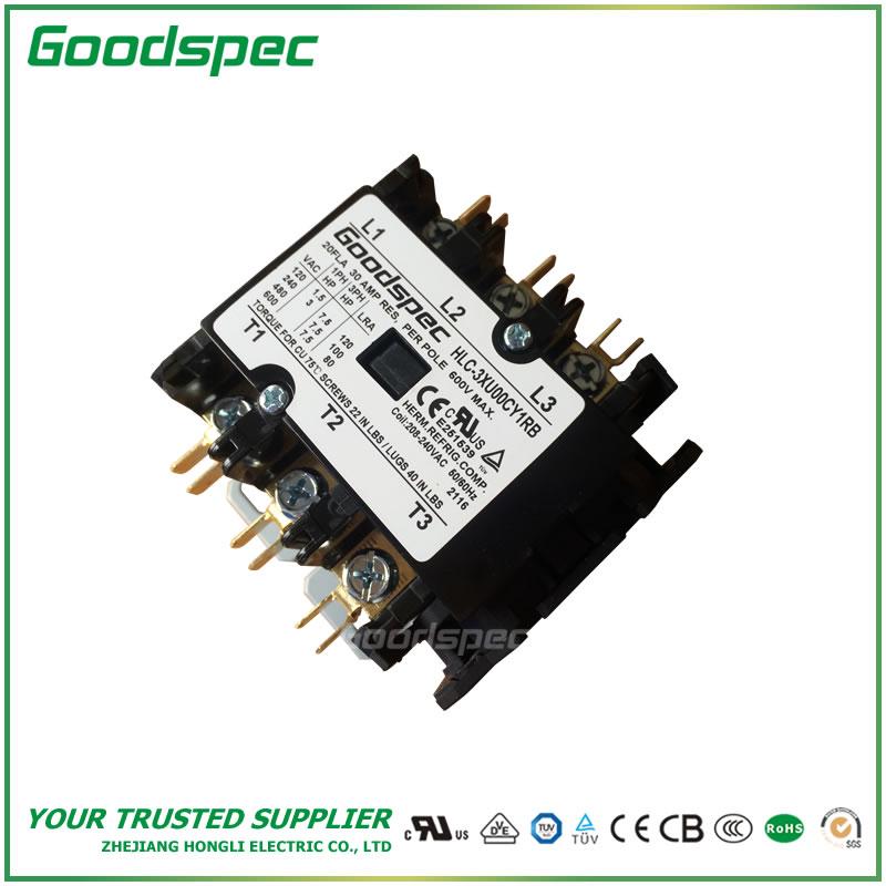 products-HLC-3XWU00CY1RB-002.jpg HLC-3XU00CY1RB(3P/20A/208-240VAC)DEFINITE PURPOSE CONTACTOR