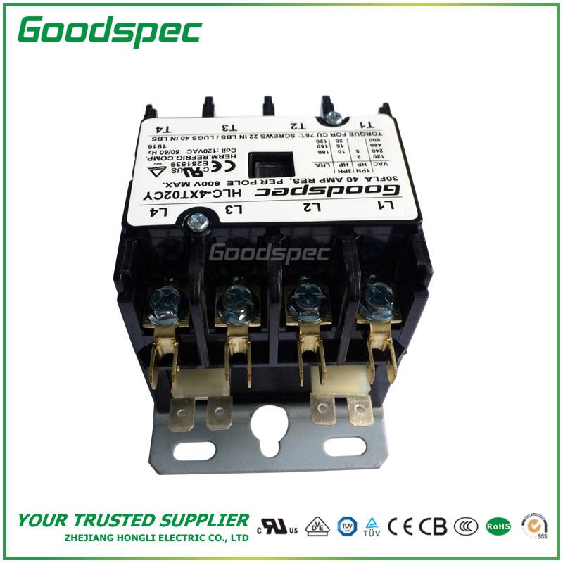 products-HLC-4XT02CY-004.jpg HLC-4XT02CY(4P/30A/120V) DEFINITE PURPOSE CONTACTOR