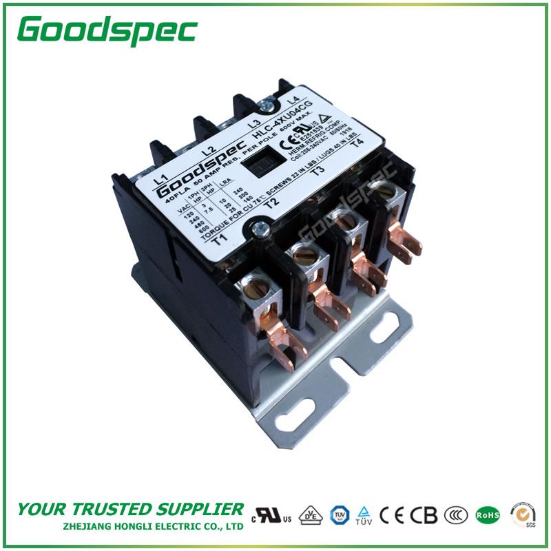products-HLC-4XU04CG.jpg HLC-4XU04CG(4P/40A/208-240V) DEFINITE PURPOSE CONTACTOR