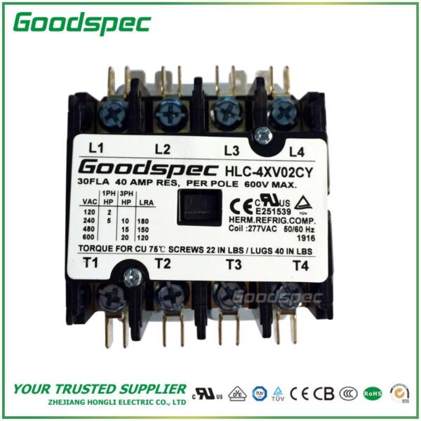 productos-HLC-4XV02CY-001.jpg HLC-4XV02CY(4P/30A/277V)DEFINITE PURPOSE CONTACTOR