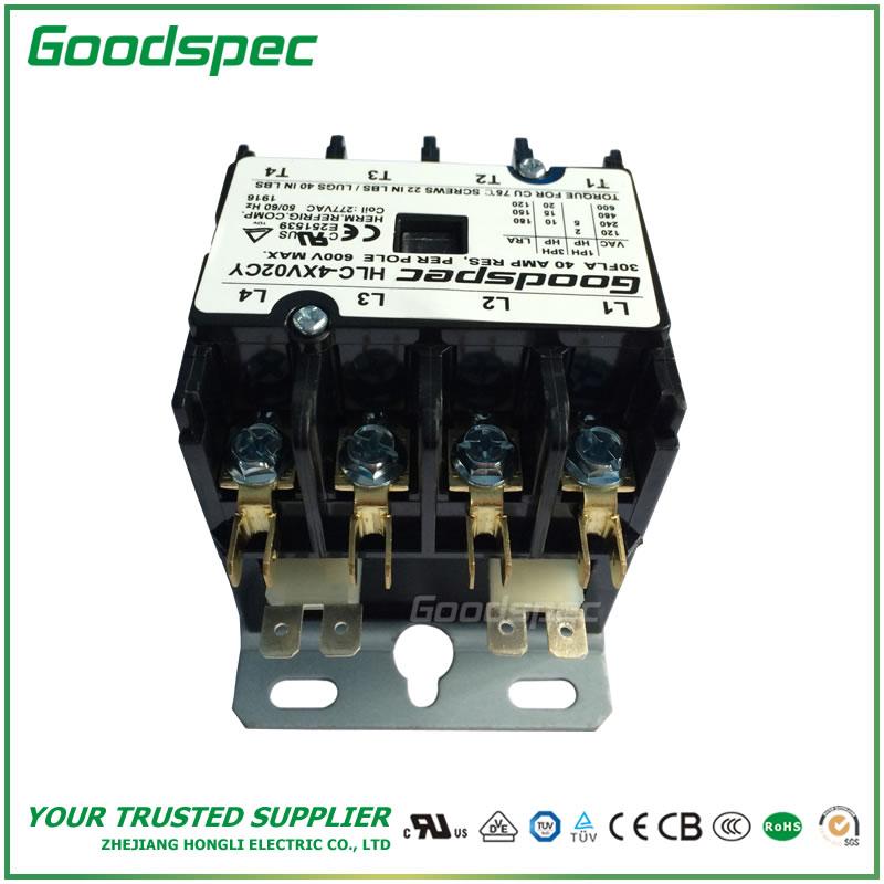 HLC-4XV02CY(4P/30A/277V)DEFINITE PURPOSE CONTACTOR