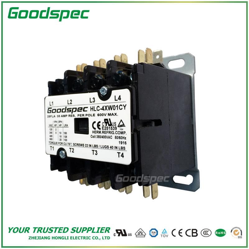 products-HLC-4XW01CY.jpg HLC-4XW01CY(4P/25A/380-400V)DEFINITE PURPOSE CONTACTOR