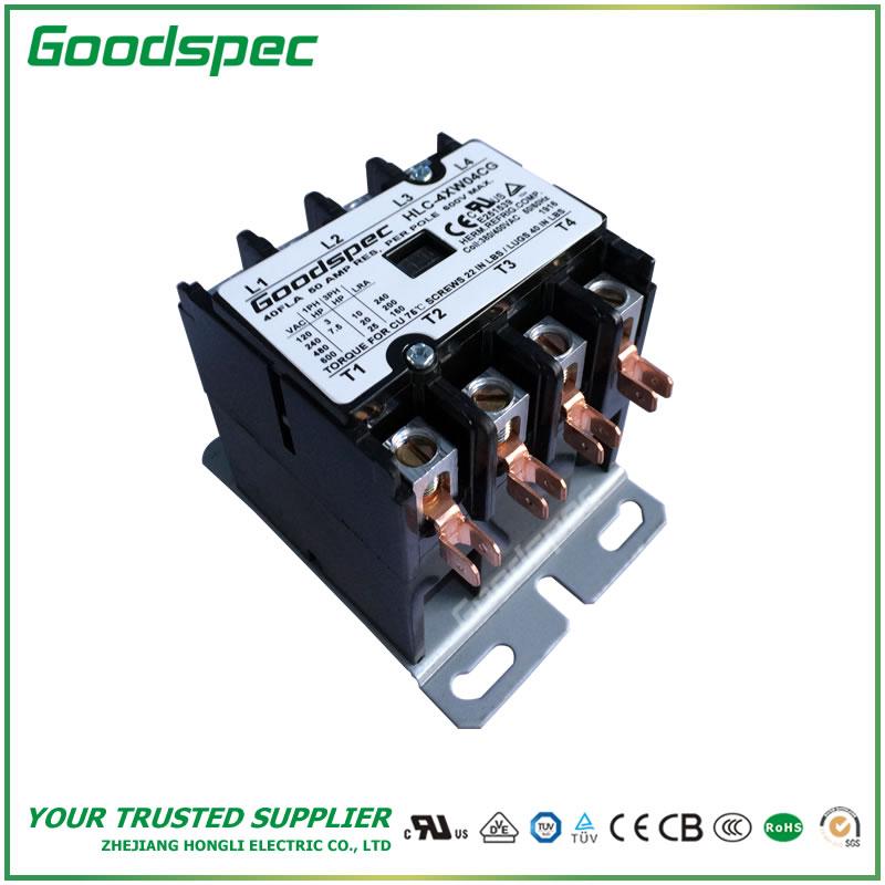 products-HLC-4XW04CG.jpg HLC-4XW04CG(4P/40A/380-400VAC)DEFINITE PURPOSE CONTACTOR
