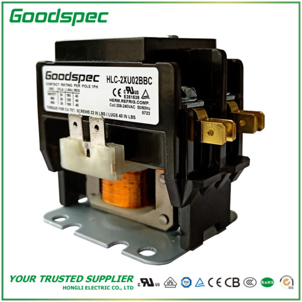 HLC-2XU02BBC(2P/30A/208-240VAC) Definite Purpose Contactor