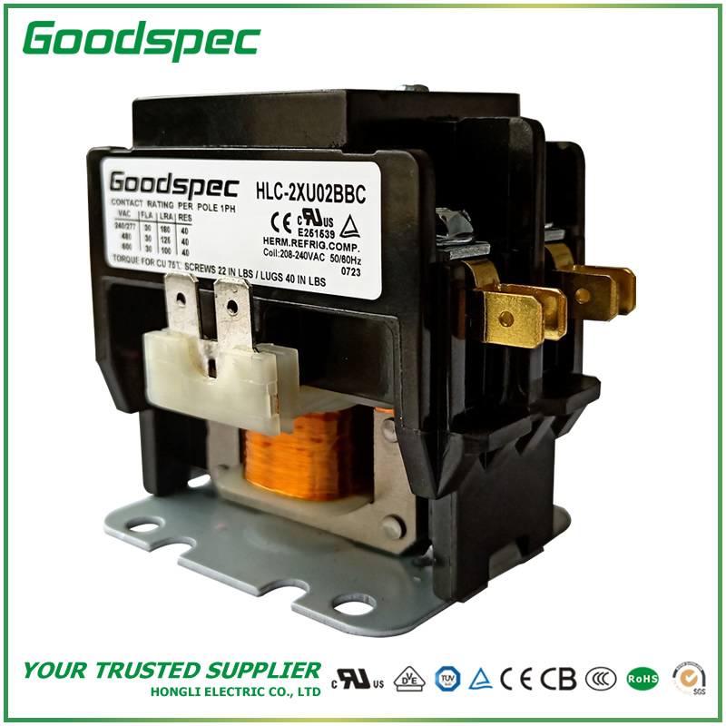 HLC-2XU02BBC(2P/30A/208-240VAC) Definite Purpose Contactor